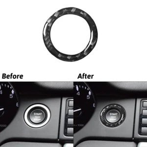 Cubierta de botón de arranque de fibra de carbono para Land Rover Discovery Sport 2015-2019 - Imagen 1 de 13