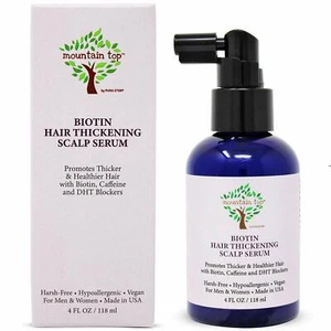 Hair Thickening Scalp Serum 4 oz, Infused With Argan Oil, Biotin, Saw Palmetto - Picture 1 of 2