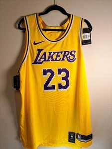 Nike Lebron James Los Angeles Lakers Authentic Icon Edition Vaporknit Gold Gr. 52 - Bild 1 von 3