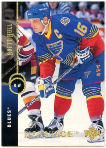 1994-95 Upper Deck Electric Ice Brett Hull  *ST.LOUIS BLUES*