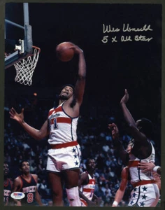 Wes Unseld SIGNED 11x14 Photo +5 All Star Washington Bullets PSA/DNA AUTOGRAPHED - Picture 1 of 1