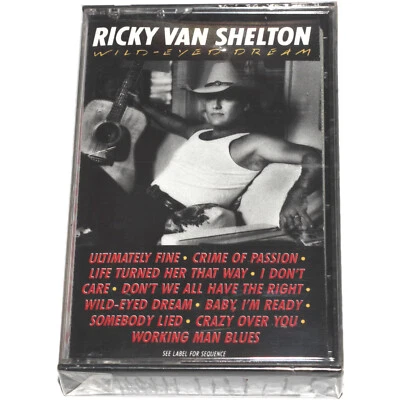Ricky Van Shelton - Wild Eyed Dream (Cassette Tape 1987) Country NEW SEALED - Image 1 of 4
