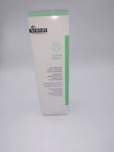 DR. BRANDT SKINCARE Clean Biotic pH-Balanced Yogurt Cleanser Wear on box - Picture 1 of 5