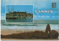 BAIGNEUSE Seins nus sur la Plage à Cannes * Erotique * nue _ topless _ PIN-UP