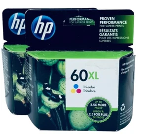 Cartouche d'encre tricolore neuve HP 60XL (N9K03AN) - Photo 1/5