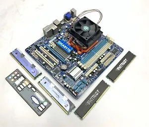 GIGABYTE GA-MA785GM-US2H Motherboard ATX AM2/AM3+ Phenom X4 9600 2.30GHz 8GB I/O - Picture 1 of 11