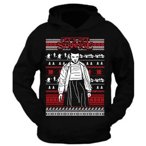 Weihnachts Hoodie Let's Get Strange Santa Ugly Christmas Sweater - Bild 1 von 2