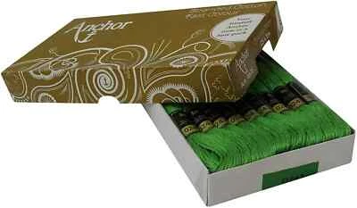 Cotton Threads Hand Embroidery Anchor Stranded Thread Cross Stitch Sewing Green - Image 1 of 4