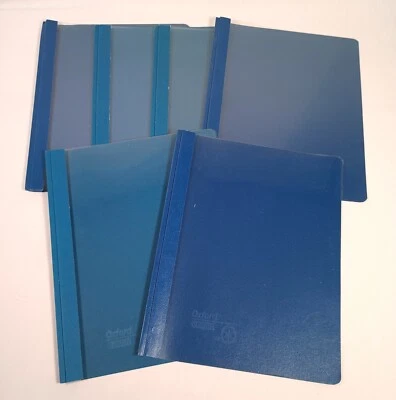 6 Oxford Clear Cover Flexible Report Presentation Portfolio Binders 3 Hole - Image 1 of 4