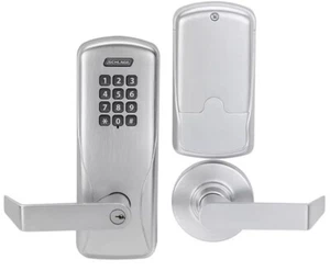 Key Pad, Electronic Lever Handle, Schlage CO100CY70 KP RHO 626 PD RH Right Hand - Picture 1 of 12