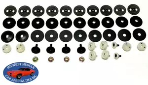 68-69 GM Door Glass Side Window Crank Regulator Guide Roller W/ Steel Nuts SJ - Picture 1 of 12