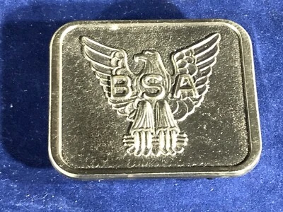 F-58 BSA BOY SCOUTS OF AMERICA BRASS BELT BUCKLE  - Image 1 of 2