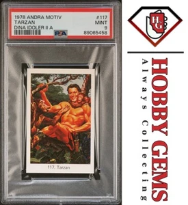TARZAN PSA 9 1978 Andra Motiv Dina Idoler II A Pop Culture Movie #117 - Picture 1 of 2