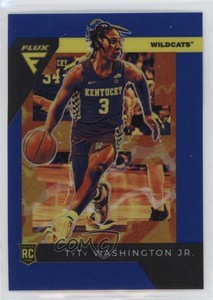2022 Chronicles Draft Picks Flux Blue Prizm /99 TyTy Washington Jr #10 Rookie RC