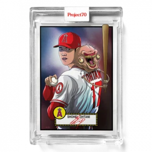 21 Topps Project 70 #566 Alex Pardee Shohei Ohtani, twin SHOGO W/ ENVELOPE - Picture 1 of 2