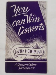 You Can Win Converts von John O'Brien (1952) 36pp Broschüre, Queen's Work - Bild 1 von 6