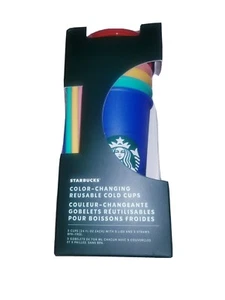 Starbucks 2020 COLOR CHANGING CUPS TUMBLERS Summer Collection 5er Set - Bild 1 von 2