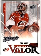2008-09 MVP Marked by Valor Cam Ward #MV4 Carolina Hurricanes