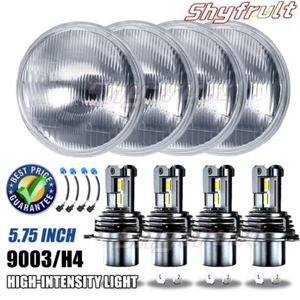 4PCS 5 3/4" 5.75 inch Round LED Headlights Hi/Lo For Buick Riviera 1963-1974- - Bild 1 von 18
