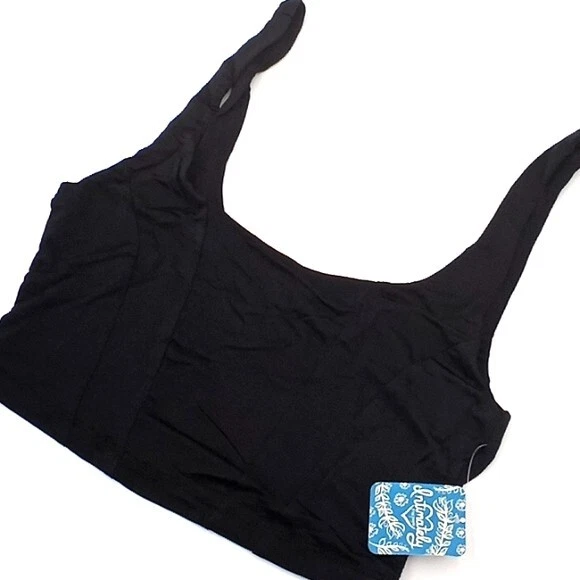 People Size XS Be Cool Brami Crop Bralette Black Womens