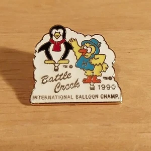 1990 BATTLE CREEK INTERNATIONAL BALLOON CHAMP. BALLOON PIN - Picture 1 of 2