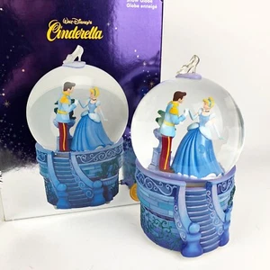 Disney Store Cinderella & Prince Charming Snow Globe So This is Love Musical - Picture 1 of 12