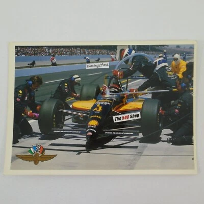 Bobby Rahal #18 Miller Genuine Draft 1994 Indianapolis 500 Pit Stop Postcard IMS - Image 1 of 4