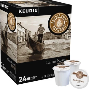 Barista Prima Coffeehouse Single-Serve Coffee K-Cup Pods, Italian Roast, Carto - Picture 1 of 3