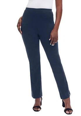 Jessica London Women's Plus Size Everyday Stretch Cotton Straight - Image 1 of 4