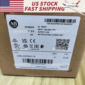 Allen-Bradley 22B-A5P0N114 PowerFlex 40 AC Drive 22BA5P0N114 - Imagen 1 de 5