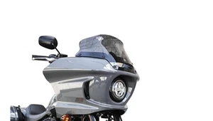 Klock Werks Flare Windshield 8" Dark Smoke #KWW-02-0621 Harley Davidson - Picture 1 of 1