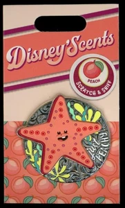 DLR Month Peach Starfish Just Peachy Scents Finding Nemo LE Disney Pin 140786 - Picture 1 of 1