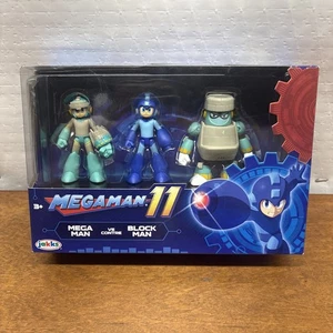MegaMan 11 Mega Man vs Block Man 2.5" Figures Jakks Pacific - Sealed! - Picture 1 of 2