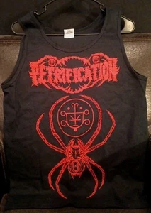 (Rare) PETRIFICATION Red Logo Black Tank Top (Small) Tour 2018 (Out Of Print) - Picture 1 of 6