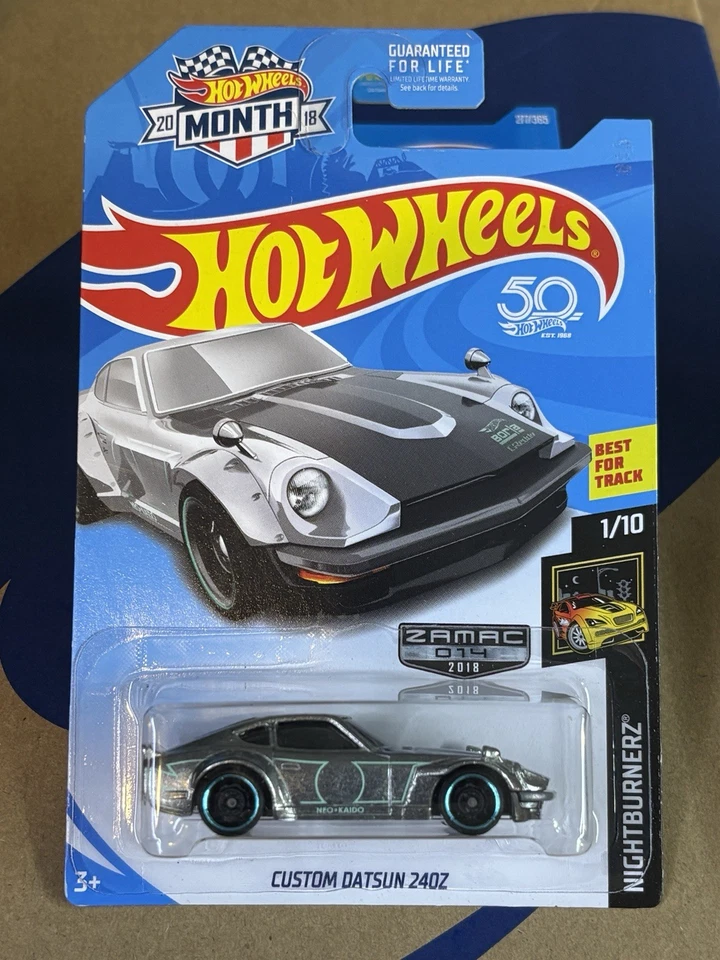 Hot Wheels Month Zamac Walmart Exclusive Nightburnerz Custom Datsun 240Z 2018 Foto 1 de 3