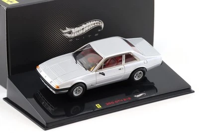1:43 Hot Wheels Elite Ferrari 365 GT4 2+2 Argento 1972 - Immagine 1 di 3