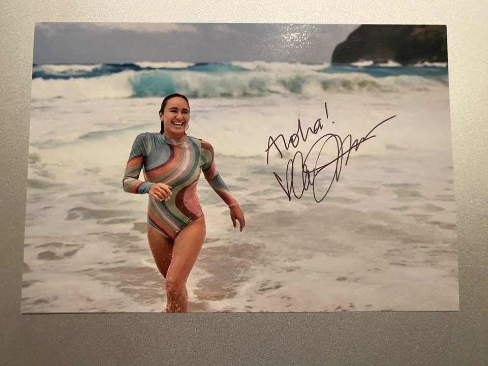 Foto firmada autografiada por Carissa Moore 4x6 surfista surfista Foto 1 de 1