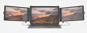 Xebec Tri-Screen 2 Portable Travel Laptop Monitor Extenders - Picture 1 of 14