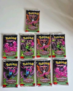 Pokemon Shrouded Fable Sealed Booster Packs (X9) - New & Sealed - Foto 1 di 2