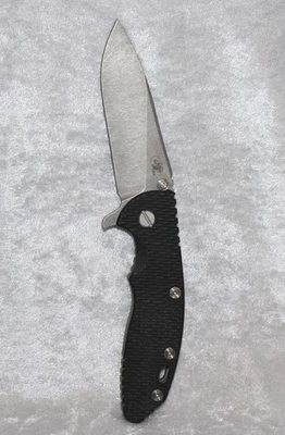 Rick Hinderer XM-18 Punto de Caída 3.5" Hoja M390 Acero G10/Mango de Titanio Oliva Foto 1 de 4