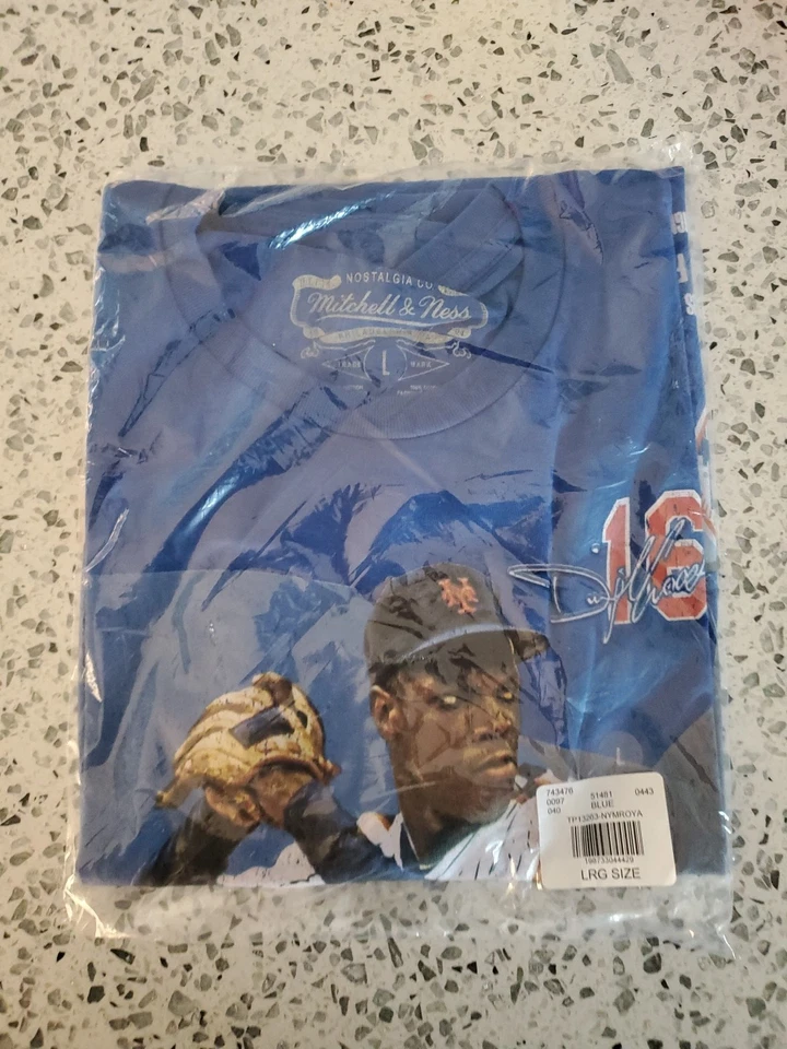 Mitchell & Ness Dwight Gooden New York Mets Shirt Size Large New Tags Sealed NWT - Image 1 of 4