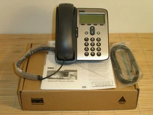 NEU Cisco CP-7912G-CH1-A VoIP Unified IP Phone with User Licence Phone NEW OPEN - Bild 1 von 1