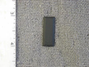 U. S. Army issue First Lieutenant (dull black) metal rank, by Best Emblem, new - Picture 1 of 3
