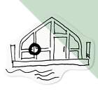 'Houseboat' Clear Decal Stickers (DC020206)