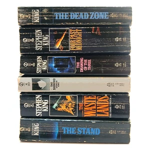 Vintage Stephen King Lot of 6 Paperback Books Various Titles Horror Reader Copy - Picture 1 of 22