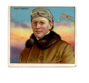 1910  Mecca Cigarettes Champion Athlete Tobacco ~ Arch Hoxsey Aviation T-218 - Picture 1 of 2