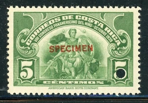 COSTA RICA ABNCo SPECIMEN: MENA #SNE194 5c Health Day Non-Emis SPECIMEN $$$ - Picture 1 of 1
