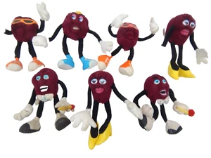 2I The California Raisins Calrab Plüsch Biegefiguren Konvolut 7 Stück 1980er - Bild 1 von 4