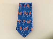 John Comfort Blue Patterned Silk Tie (TR1)
