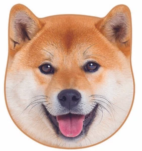 Shiba Inu Red Die-cut Realistic Motif Towel Made in Imabari Japan Cute Dog Towel - Picture 1 of 6